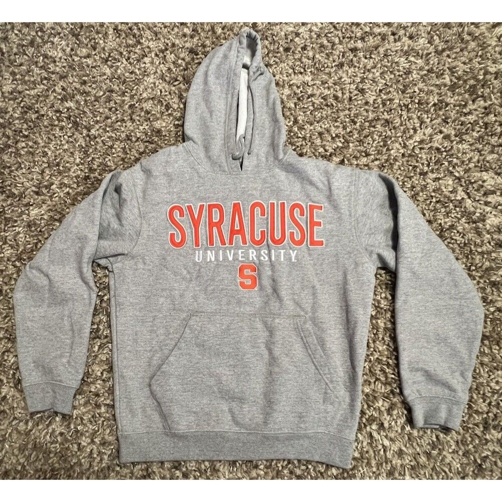 Syracuse Orangeman Camp David Hoodie Men's Medium Gray Pullover Sweatshirt